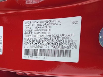 2024 Acura Integra w/A-Spec Package