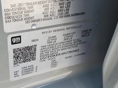 2024 Chevrolet Silverado 1500 LT (2FL)