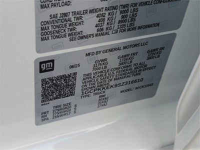 2025 Chevrolet Silverado 1500 LT (2FL)