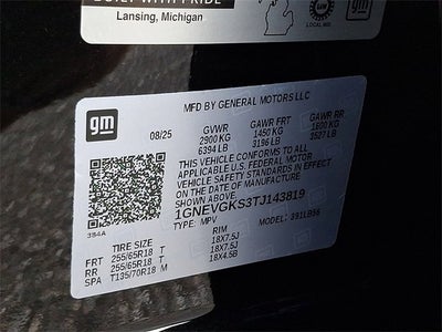 2026 Chevrolet Traverse LT