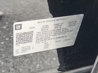 2020 Cadillac XT5 Premium Luxury