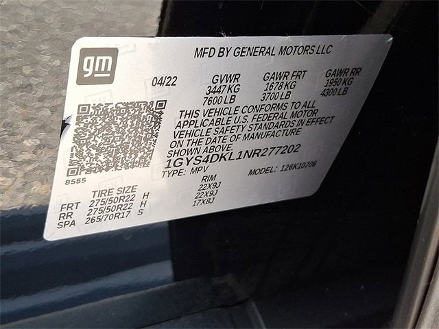 2022 Cadillac Escalade Premium Luxury Platinum