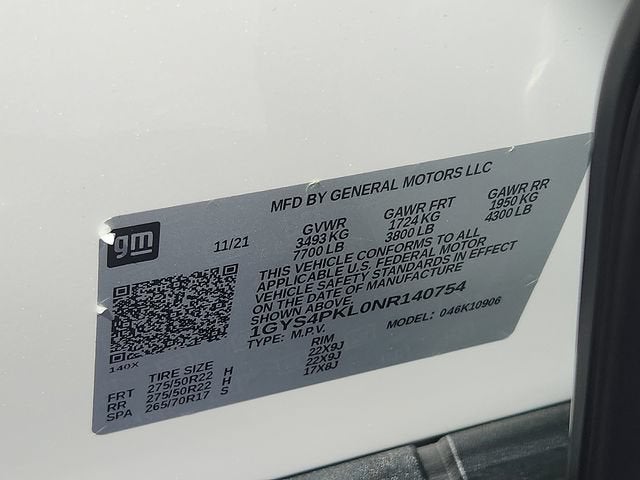 2022 Cadillac Escalade ESV Sport