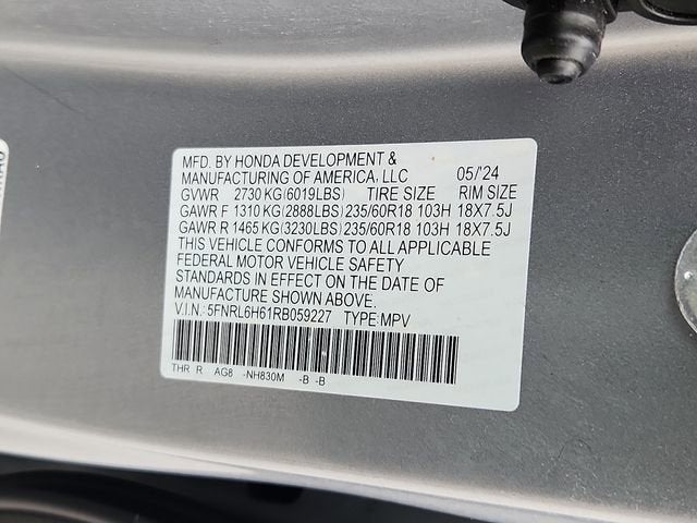 2024 Honda Odyssey EX-L